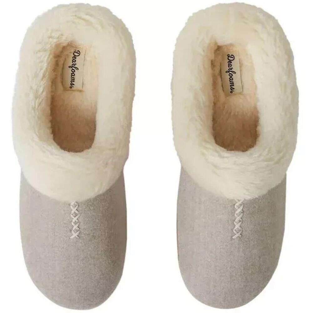 NWB Dearfoams Woman's Indoor/Outdoor Memory Foam Clog Slipper XL 11-12